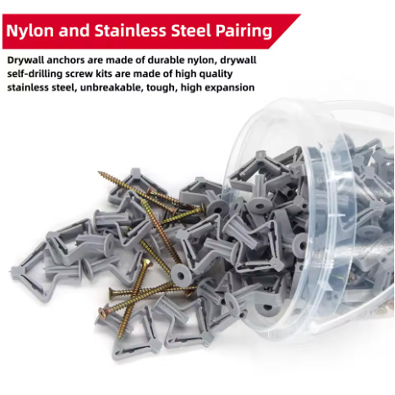 Woodworking Youtube Free - 100pcs Drywall Anchor Kit Hollow Wall