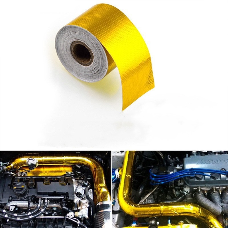 Woodworking Face Shield - 5cm 5m/10m Gold Car Motorcycle Exhaust