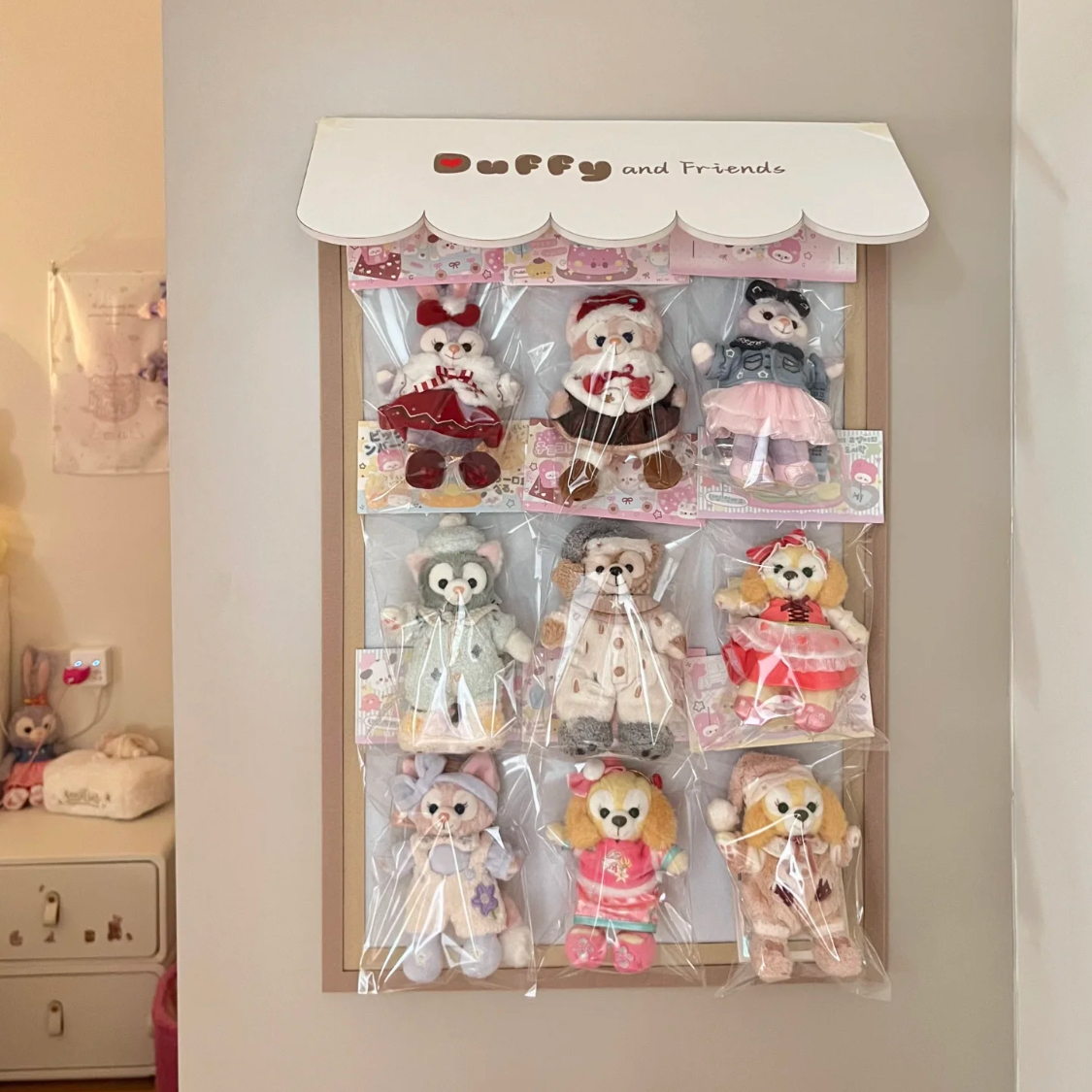 Woodworking Room - Felt Cork Board with Roof Board