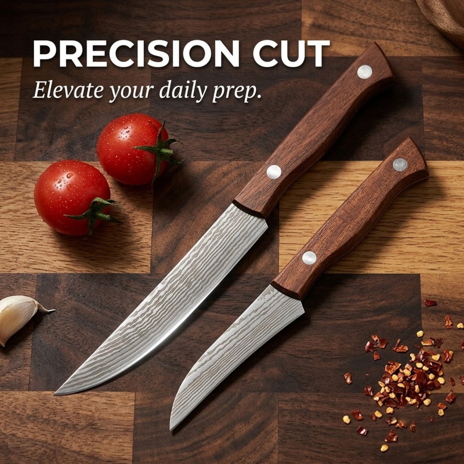 Woodworking Rasp - Forged Stainless Steel Kitchen Knife Ultra-Sharp
