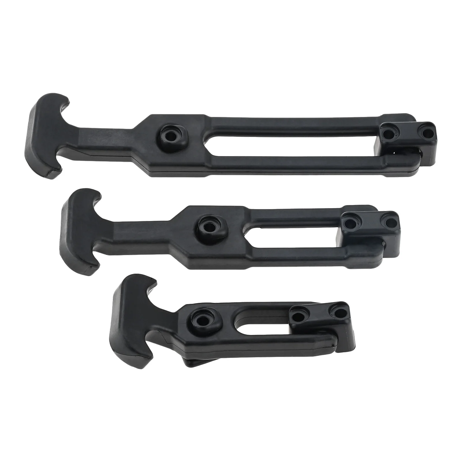 Woodworking Project Plans - Black T-Handle Rubber Flexible Draw Latches