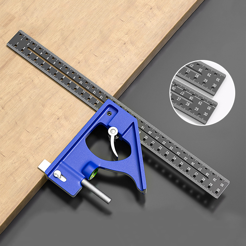 Woodworking Project Plans - 30CM Precision Marking Right Angle Ruler