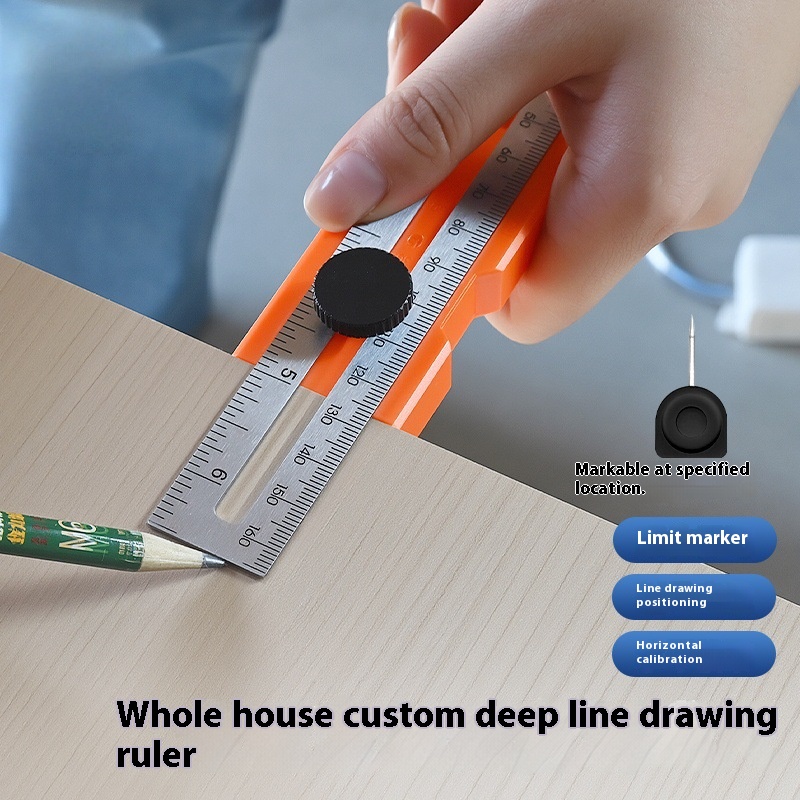 Multi-role Depth Measuring Rul - مراجعة Woodworking Finishing وسعره