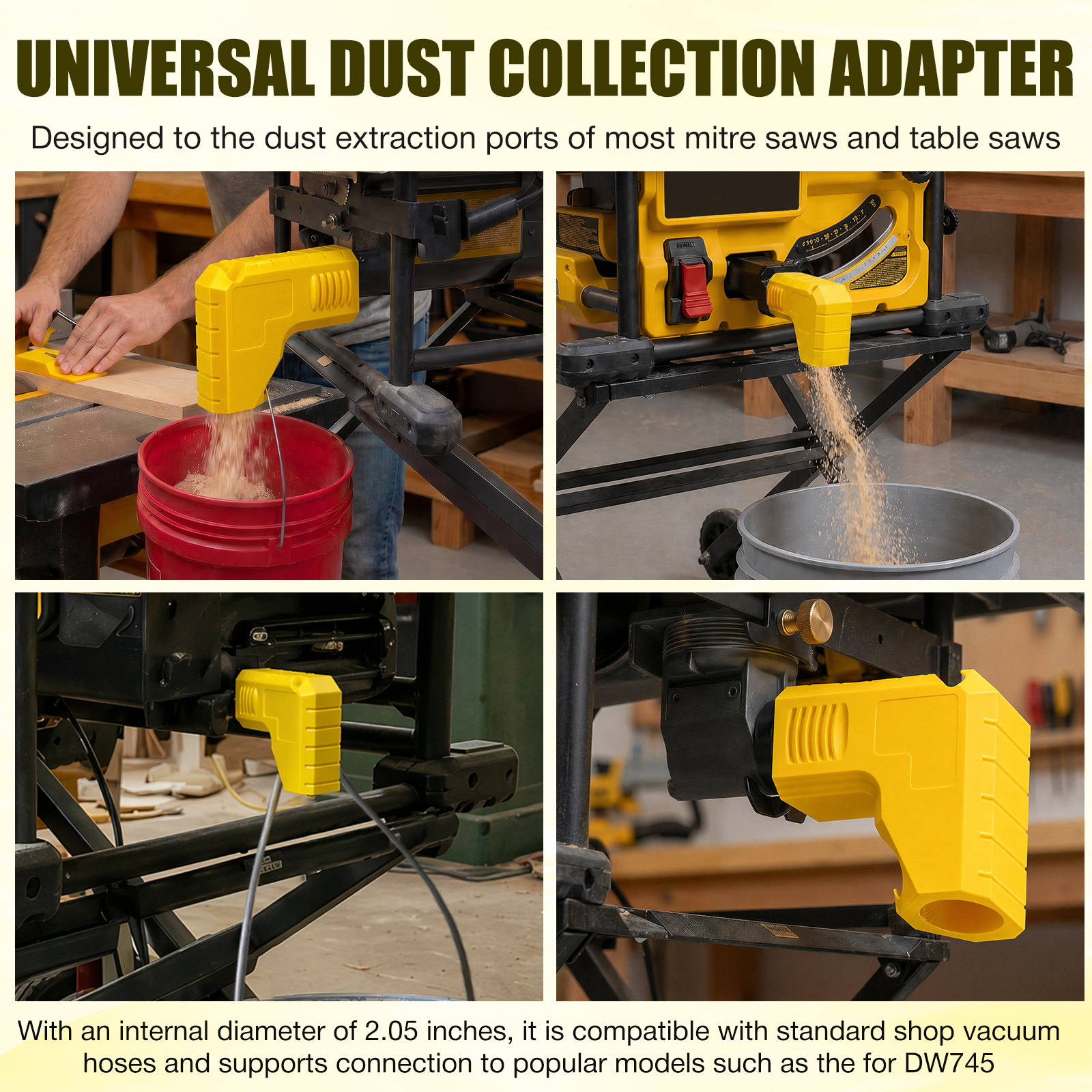 Table Saw Dust Collector 2.05  - مراجعة Woodworking Vacuum System وسعره