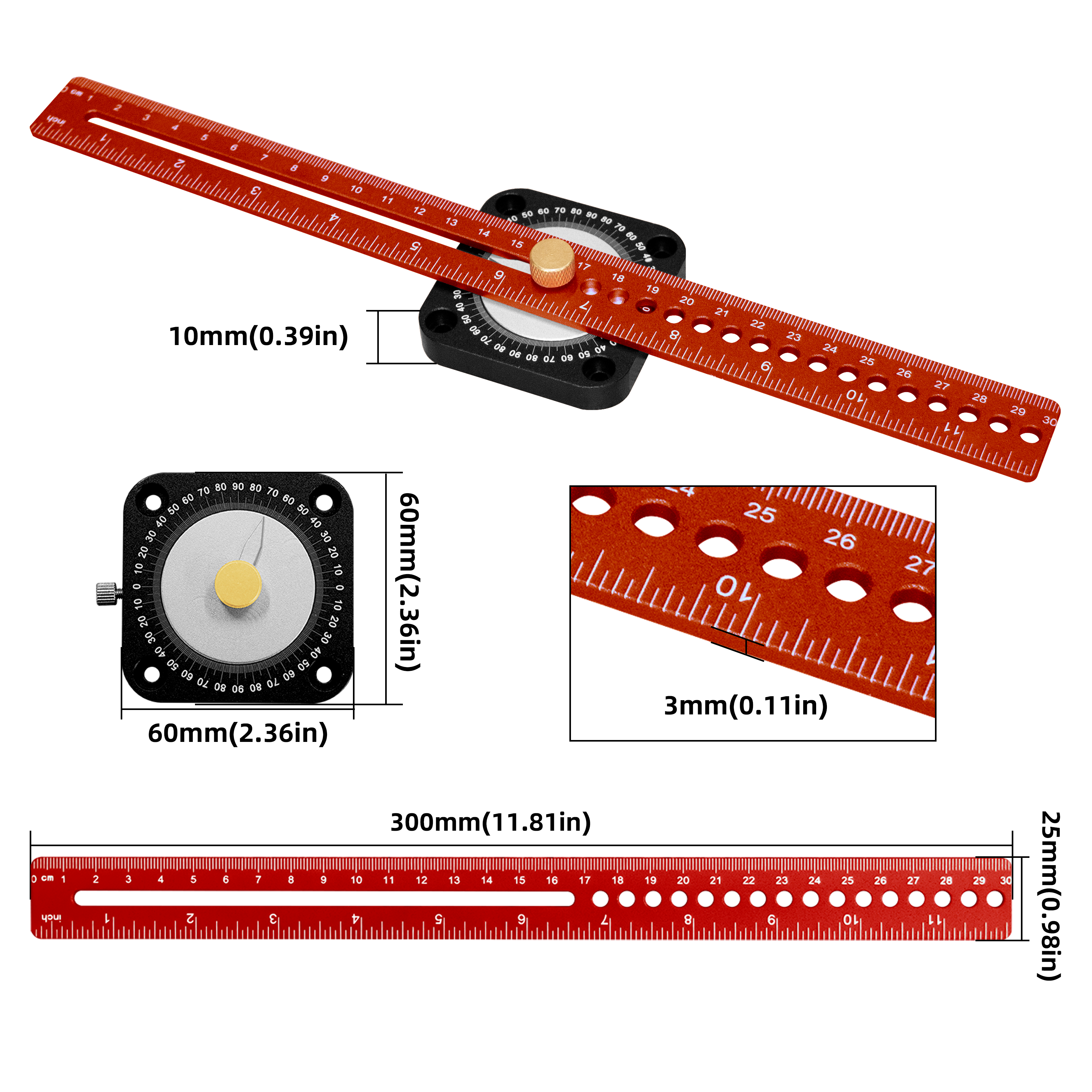 New Woodworking Scriber 360° P - مراجعة Woodworking Project Plans وسعره