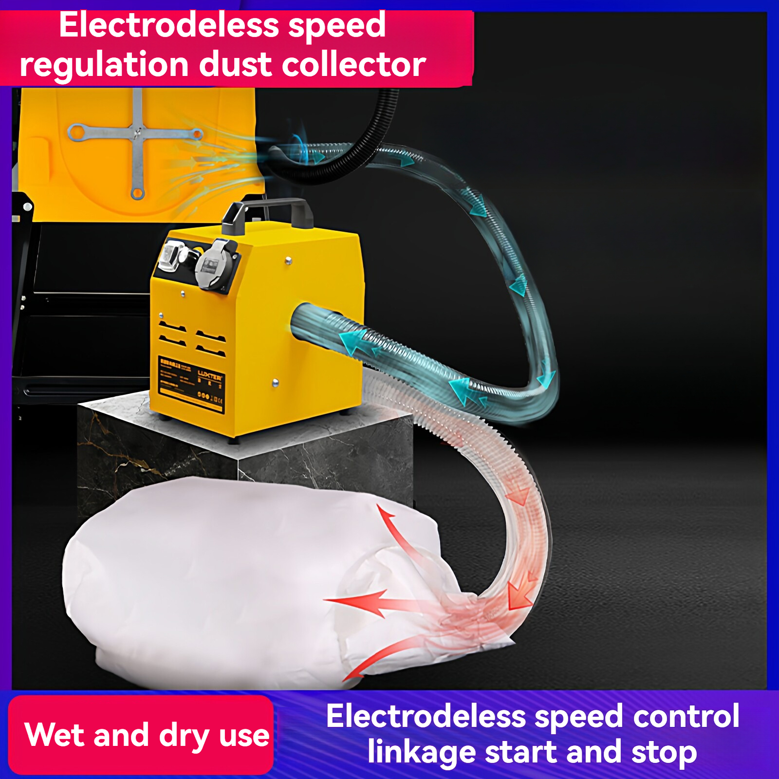 220V Household Woodworking Dus - مراجعة Woodworking Vacuum System وسعره