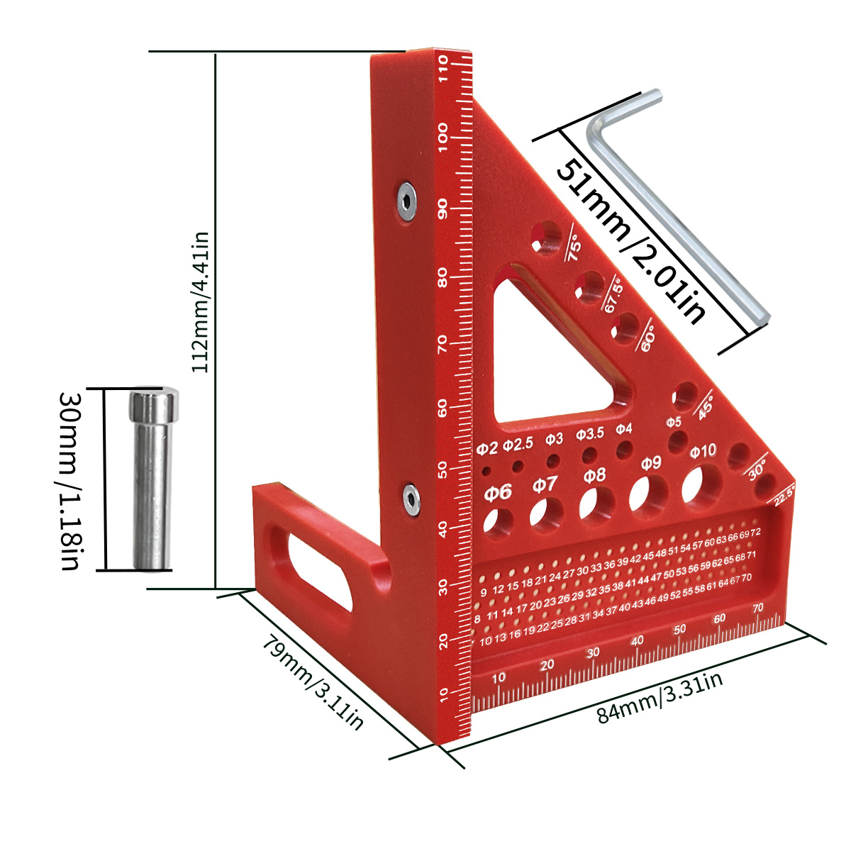 3D Multi-Angle Measuring Ruler - مراجعة Woodworking For Engineers وسعره