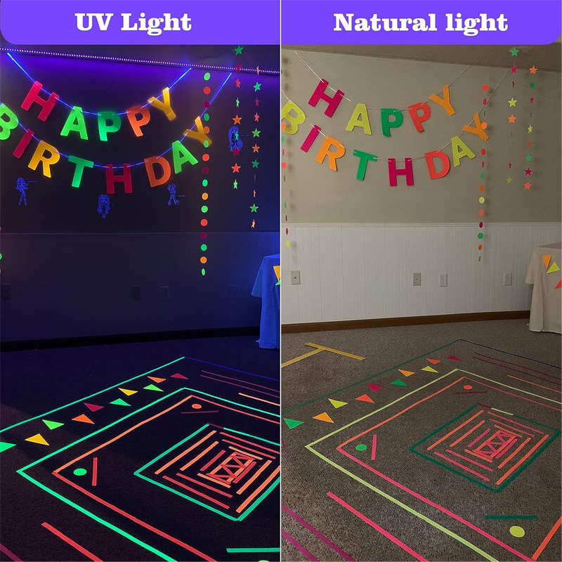 5Meter 6 Colors Neon Gaffer Cl - مراجعة Woodworking Uv Light وسعره