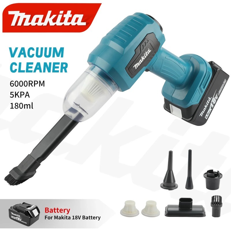 Makita Cordless Vacuum Cleaner - مراجعة Woodworking Vacuum System وسعره