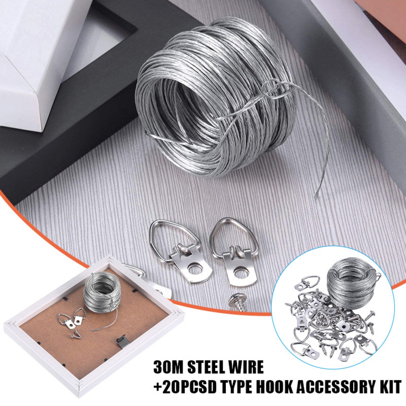 Heavy Duty Picture Hanging Kit - مراجعة Woodworking Shop وسعره