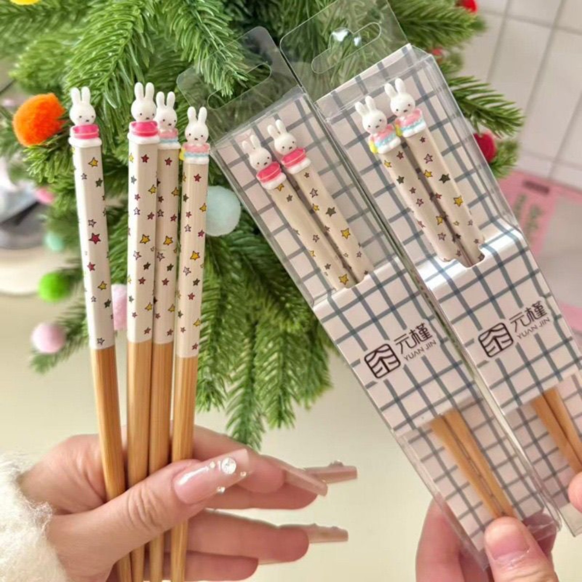 Kawaii Miffy Rabbit Chopsticks - مراجعة Woodworking Ideas وسعره