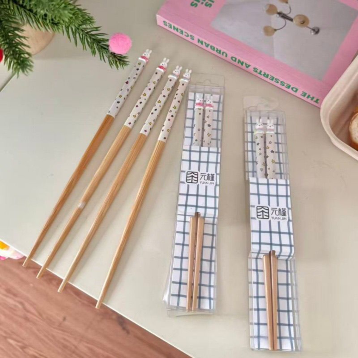 Kawaii Miffy Rabbit Chopsticks - مراجعة Woodworking Ideas وسعره