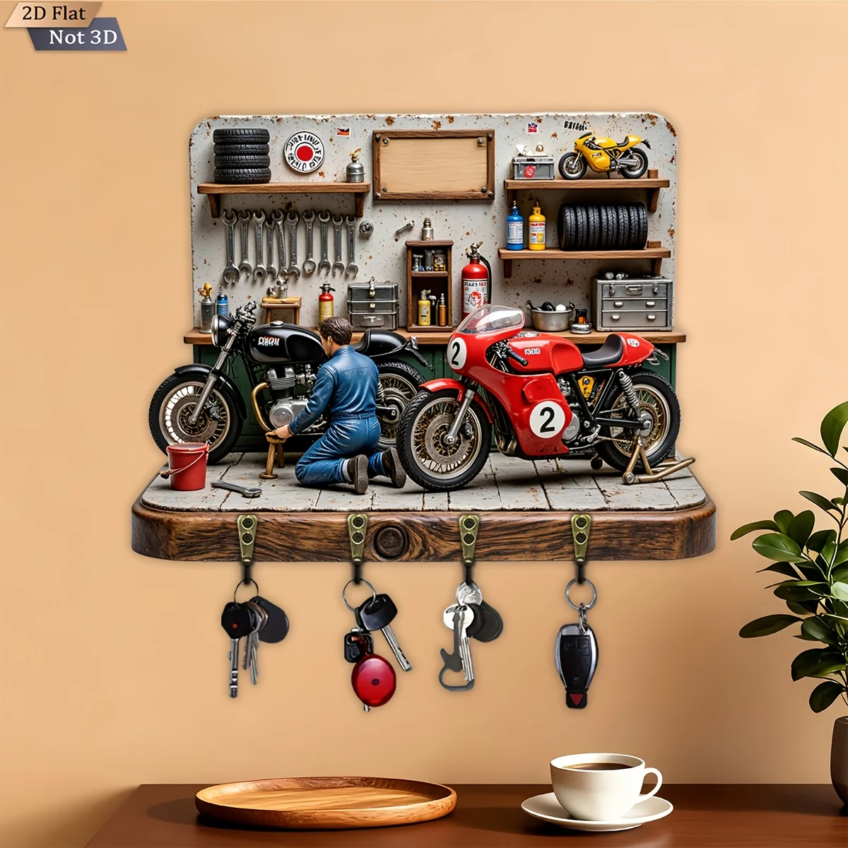 2D Flat, 1pc,  Motorcycle Repa - مراجعة Woodworking Room وسعره