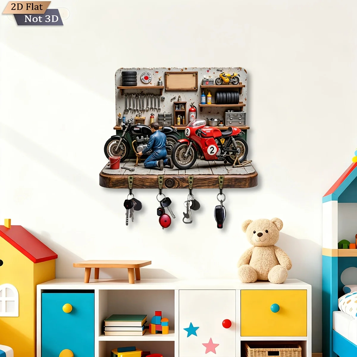 2D Flat, 1pc,  Motorcycle Repa - مراجعة Woodworking Room وسعره