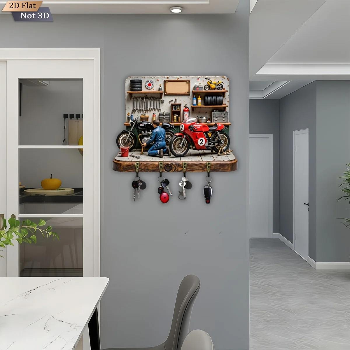 2D Flat, 1pc,  Motorcycle Repa - مراجعة Woodworking Room وسعره