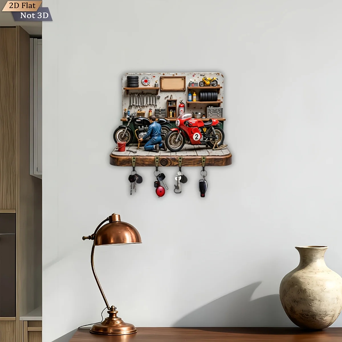 2D Flat, 1pc,  Motorcycle Repa - مراجعة Woodworking Room وسعره