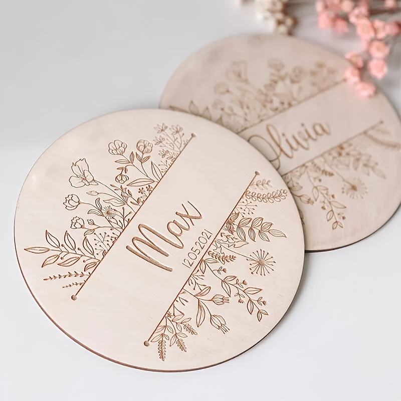 Personalized Floral Engraved N - مراجعة Woodworking Room وسعره