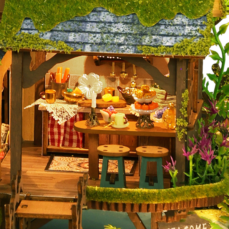 DIY Forest Castle Wooden Dollh - مراجعة Woodworking Kits For Kids وسعره