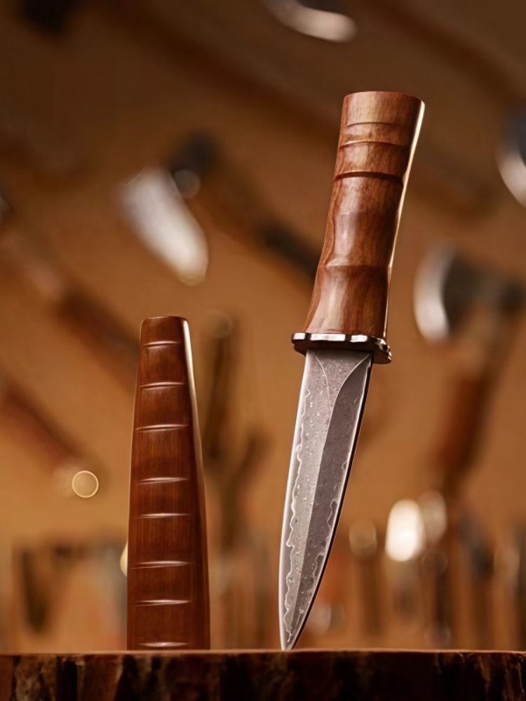 Hand Forged Damascus Hunting K - مراجعة Woodworking Artisans وسعره