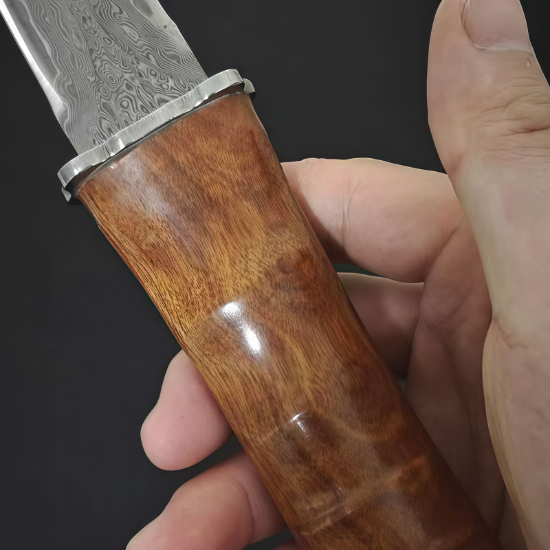 Hand Forged Damascus Hunting K - مراجعة Woodworking Artisans وسعره