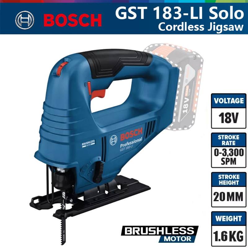 Bosch GST 183-LI Professional  - مراجعة Woodworking Jig وسعره