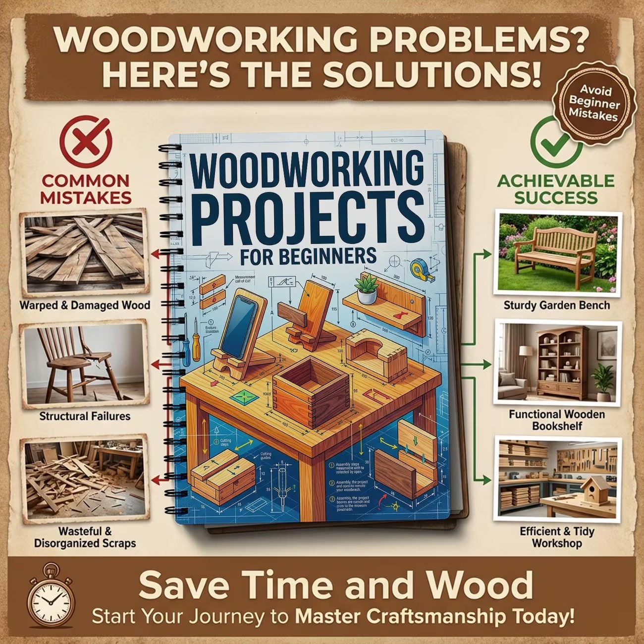 Easy Woodworking Plans for Beg - مراجعة Woodworking Ideas For Adults وسعره