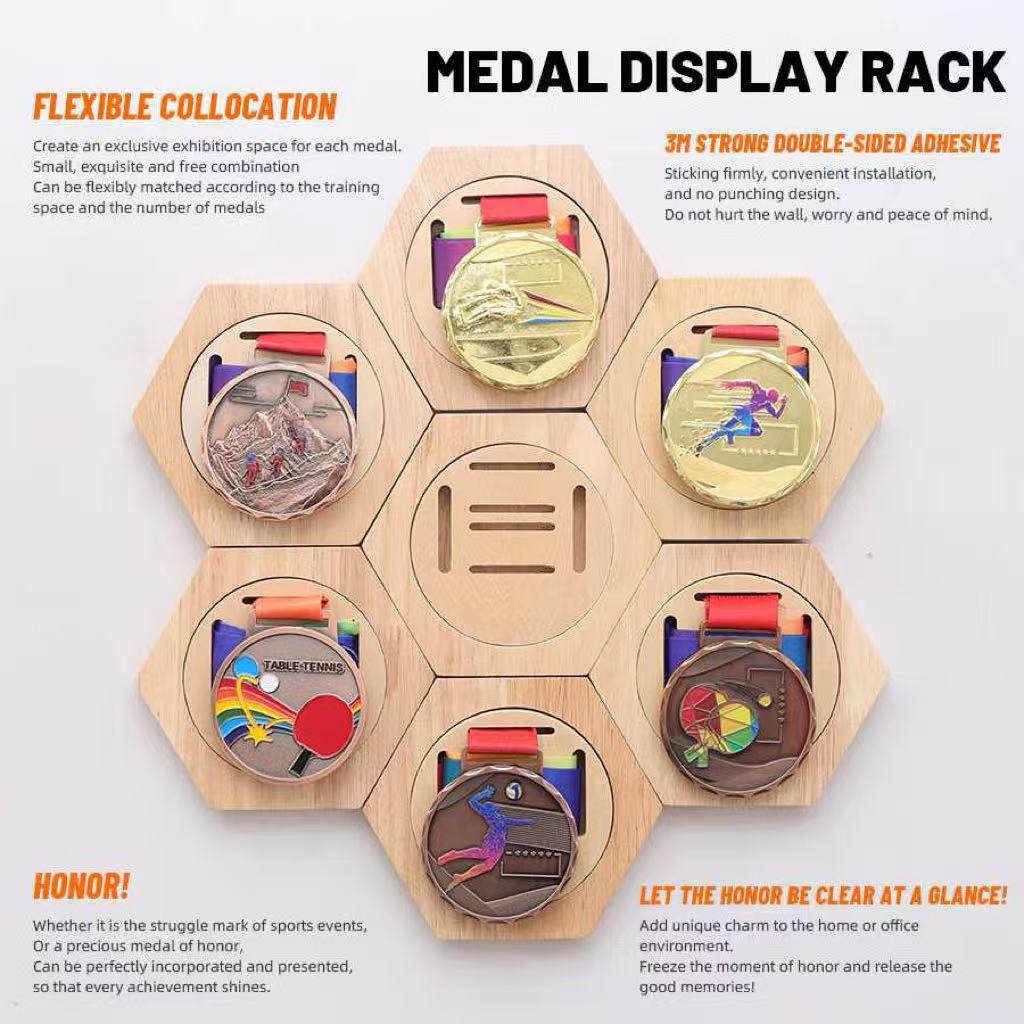 DIY Honeycomb Medal Wall Mount - مراجعة Woodworking Room وسعره