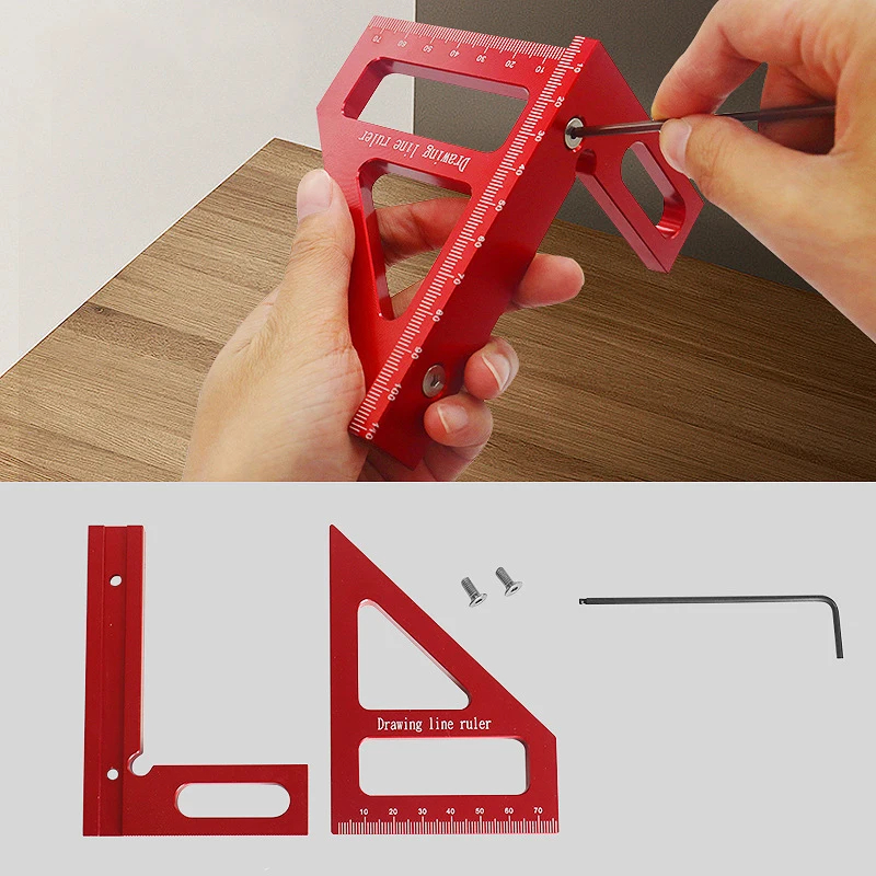 Woodworking Square Protractor  - مراجعة Woodworking For Engineers وسعره