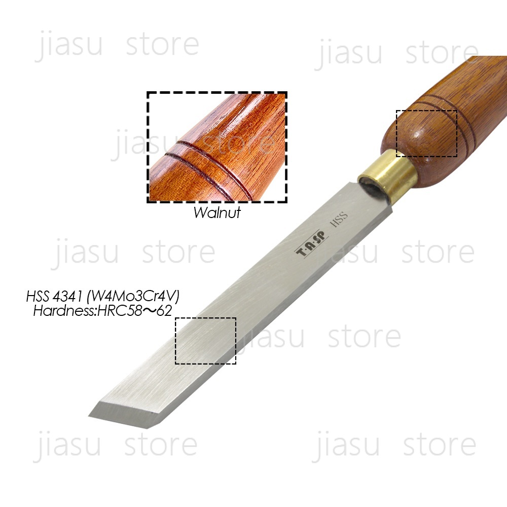 TASP HSS Wood Lathe Skew Chise - مراجعة Skew Chisel Wood وسعره