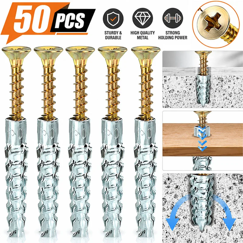 50/10sets Metal Serrated Expan - مراجعة Woodworking Youtube Free وسعره