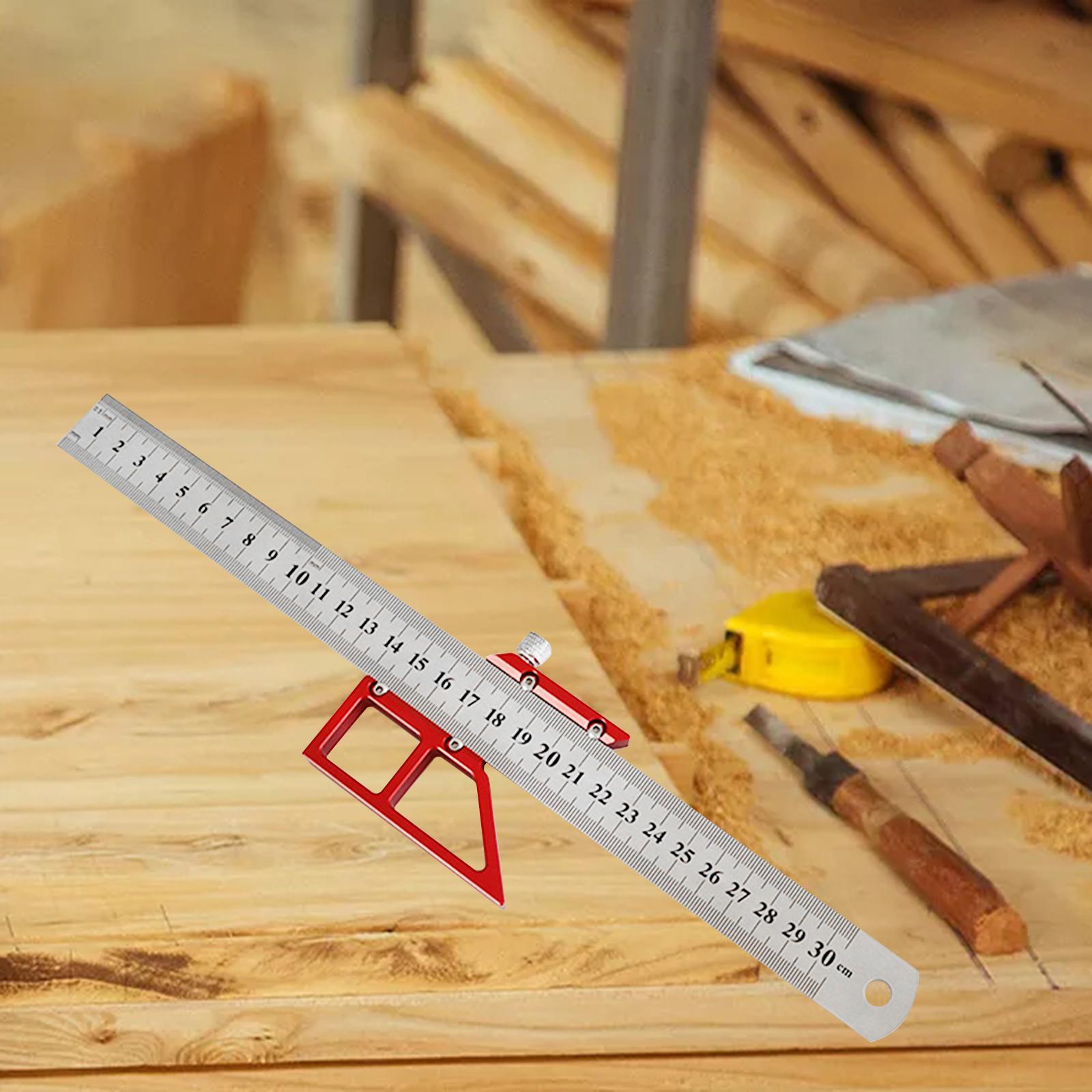 45 90 Degree Miter Triangle Ru - مراجعة Woodworking For Engineers وسعره