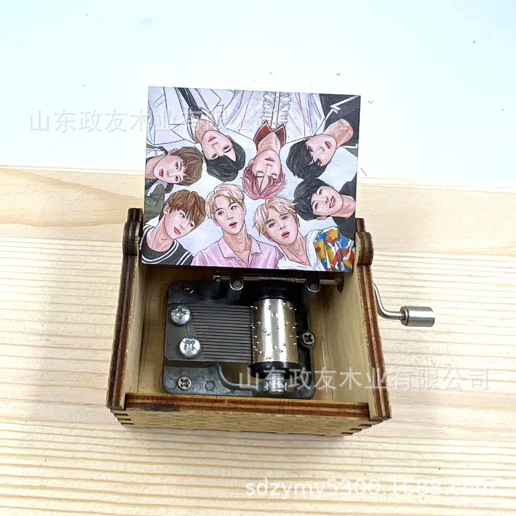 Kpop BTS Wooden Hand Crank Mus - مراجعة Woodworking Ideas وسعره