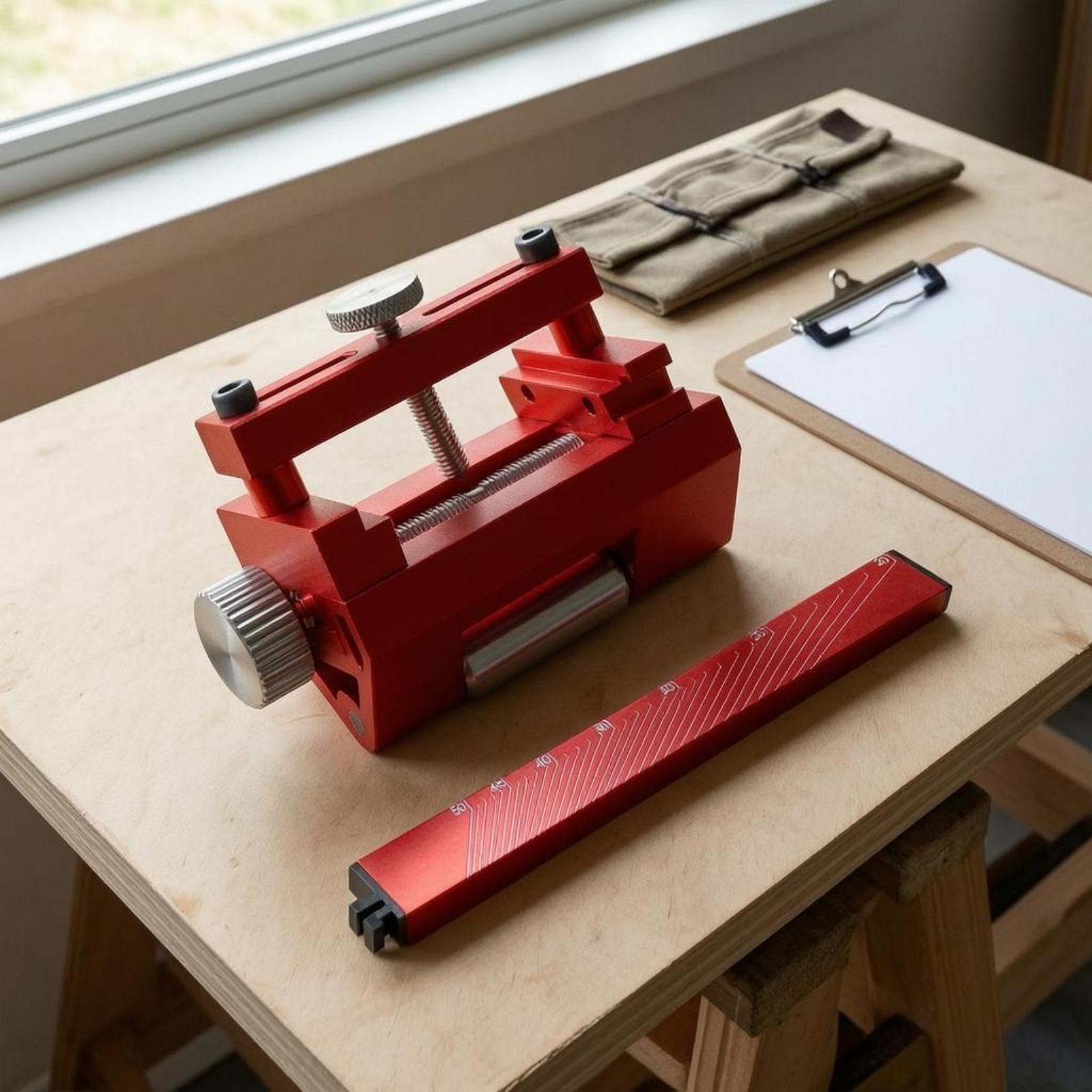 Fixed-Angle Sharpening Jig Adj - مراجعة Woodworking Jig وسعره