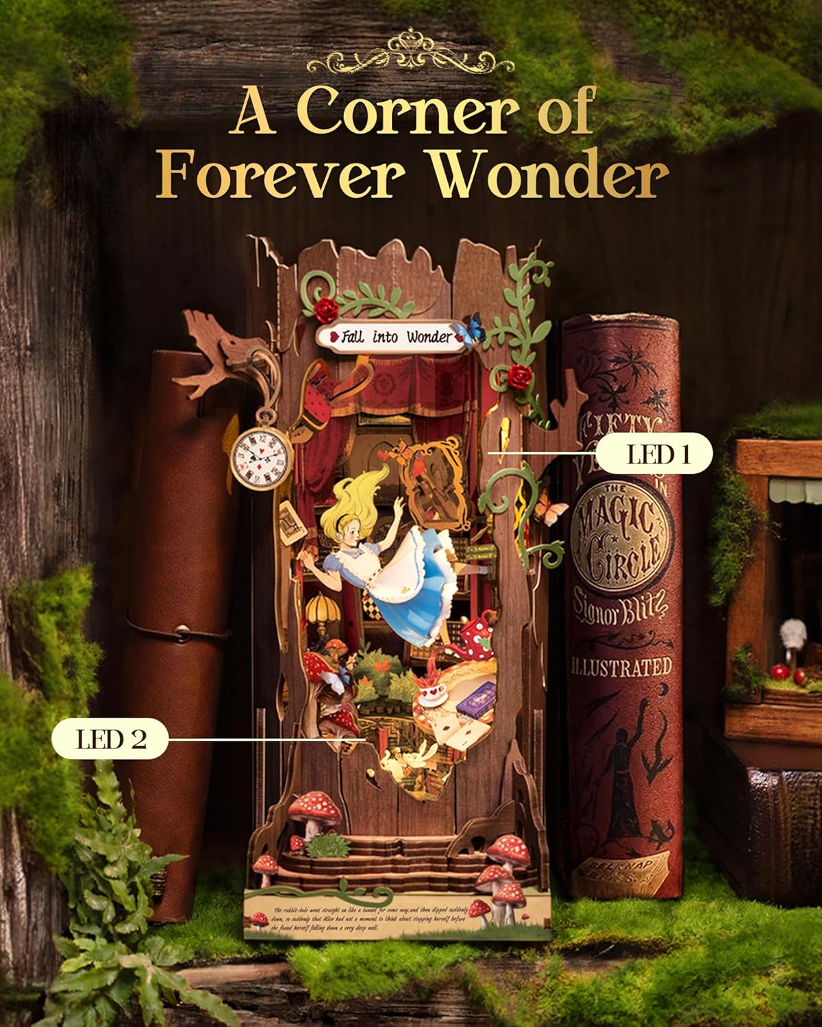 Fall into Wonder 3D Wooden Puz - مراجعة Woodworking Kits For Kids وسعره