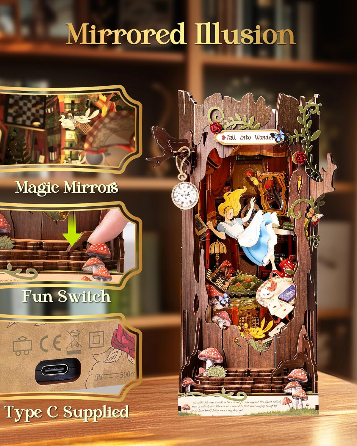 Fall into Wonder 3D Wooden Puz - مراجعة Woodworking Kits For Kids وسعره