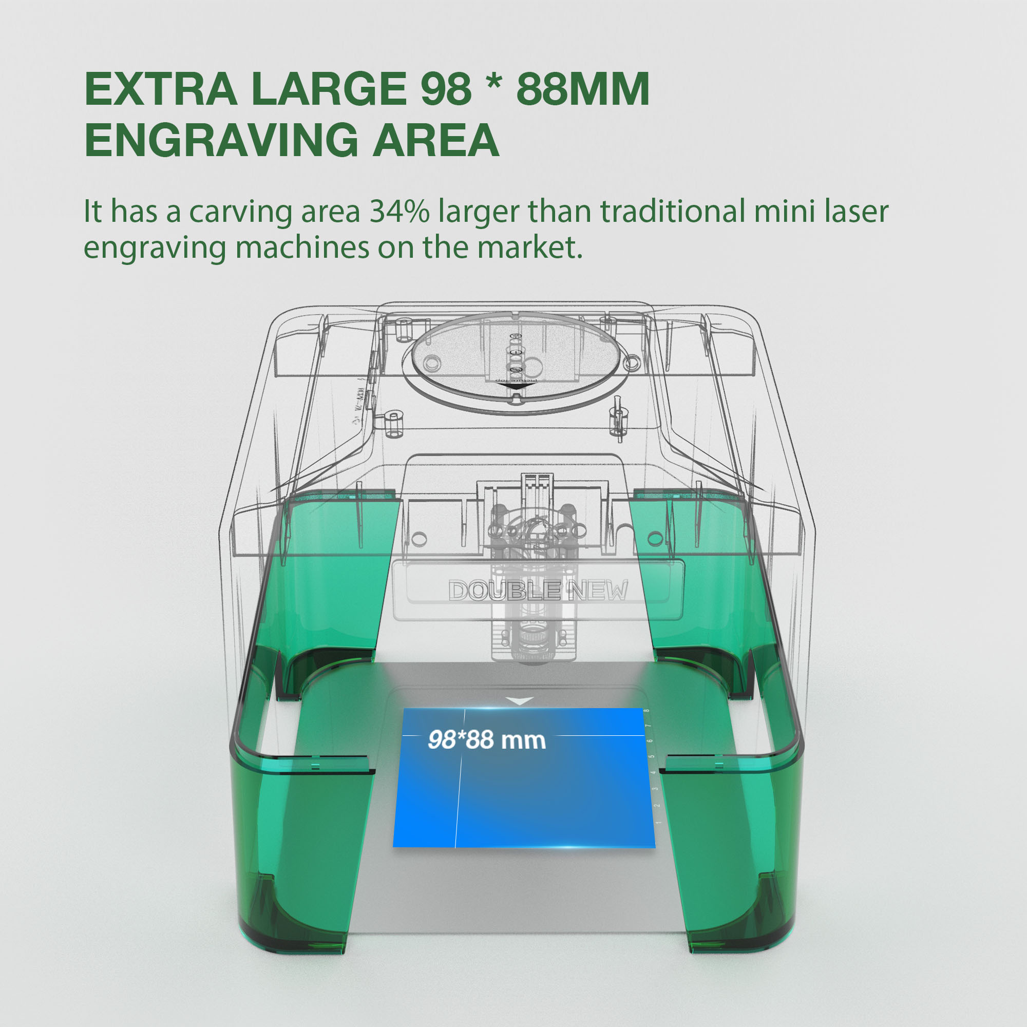 3W Mini Laser Engraver Portabl - مراجعة Woodworking Logos وسعره