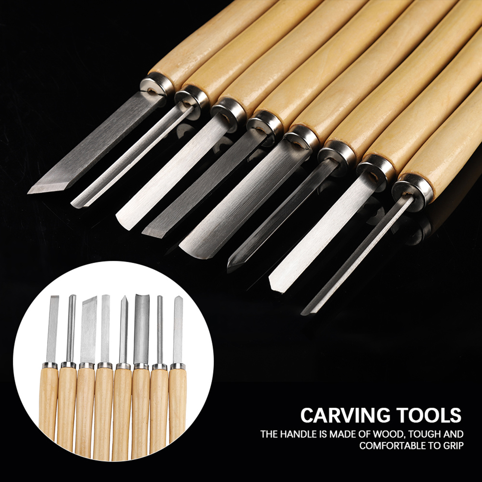 【Sale】8PCS/set Wood Lathe Chis - مراجعة Skew Chisel Wood وسعره