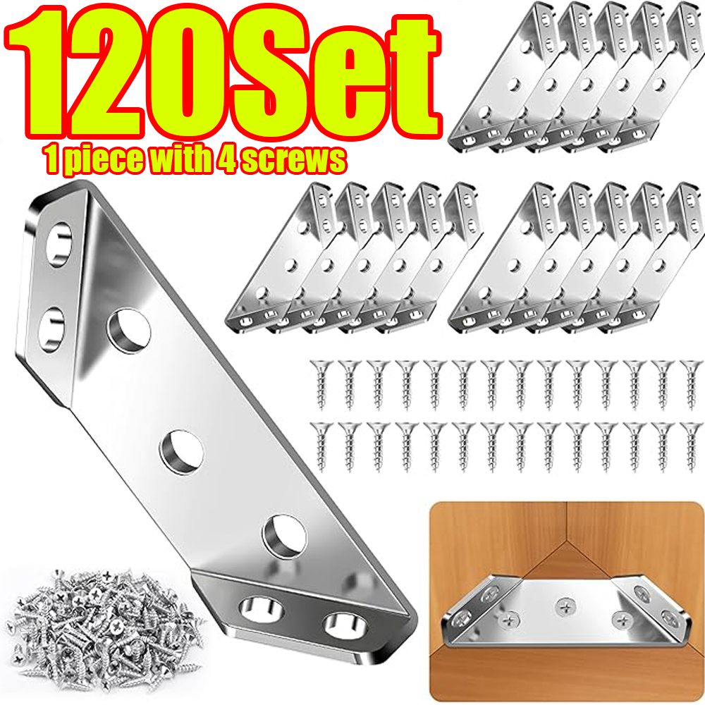1-120Set Furniture Corner Conn - مراجعة Woodworking Shop وسعره