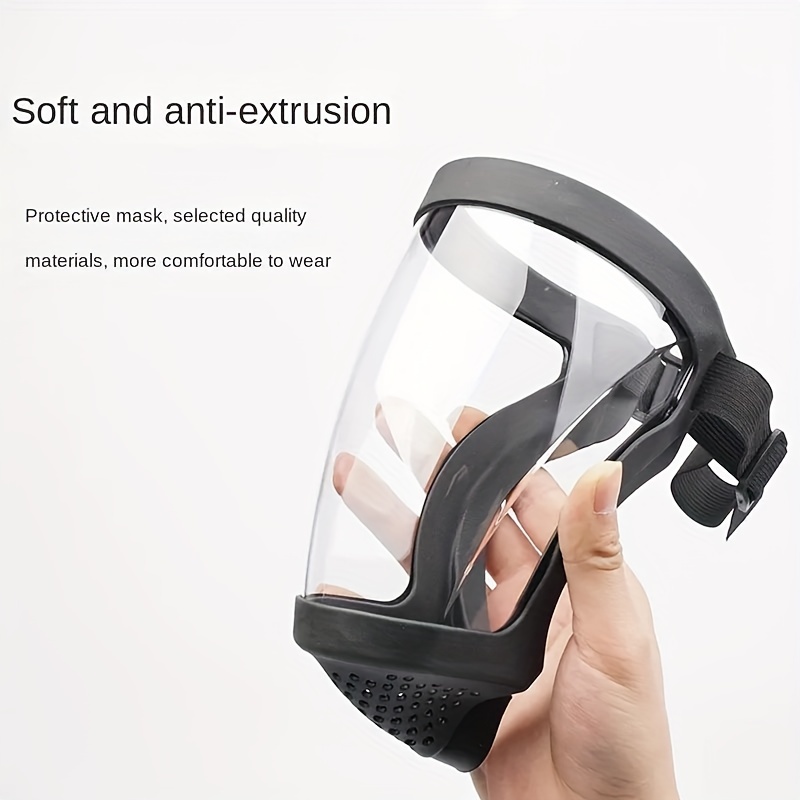 Full-Face Transparent Protecti - مراجعة Woodworking Face Shield وسعره