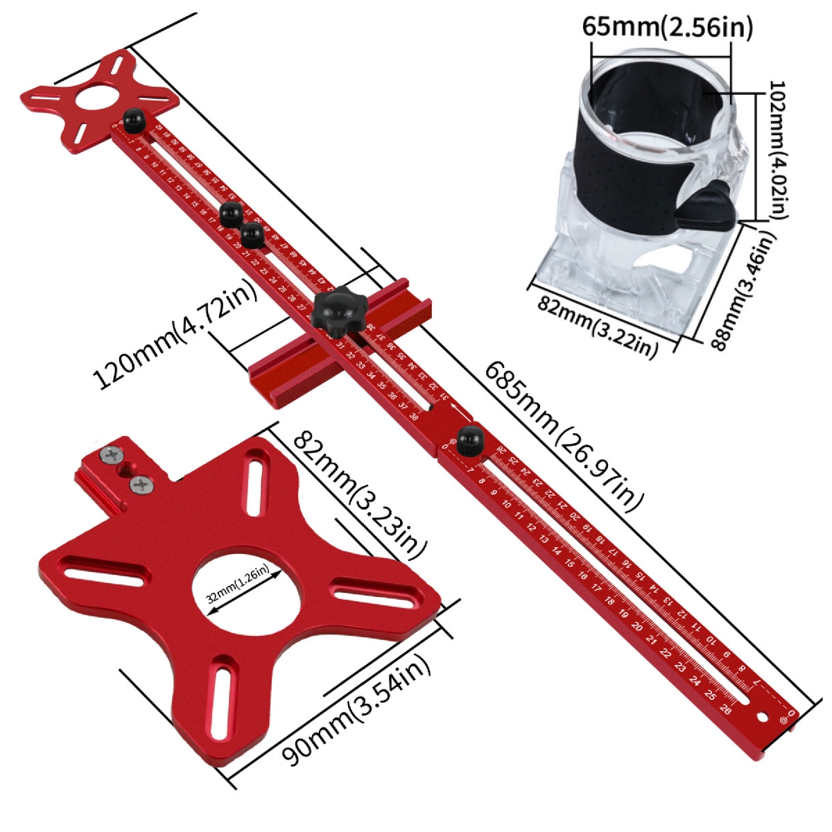 Extended 3 in 1 Router Milling - مراجعة Woodworking Rasp وسعره