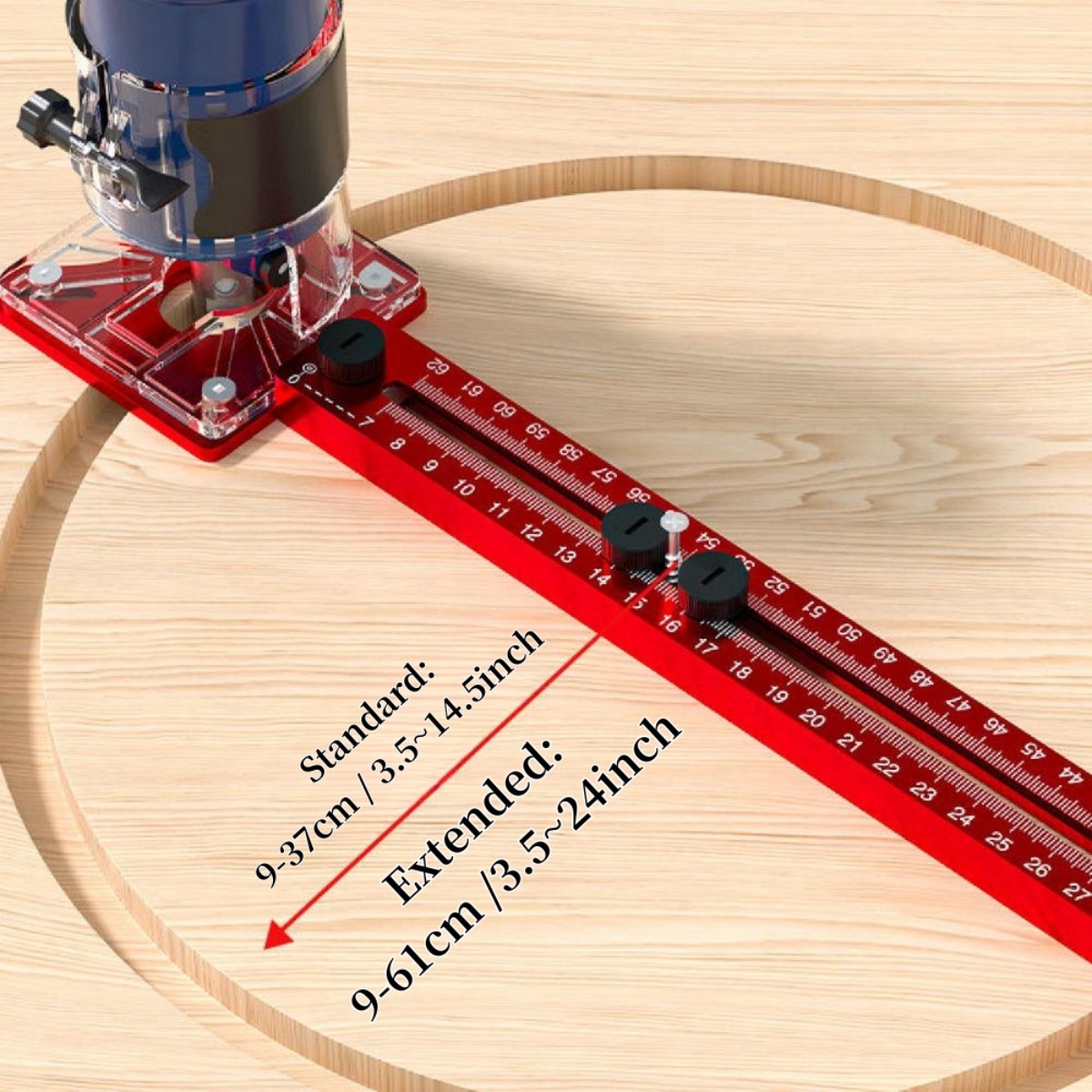Extended 3 in 1 Router Milling - مراجعة Woodworking Rasp وسعره
