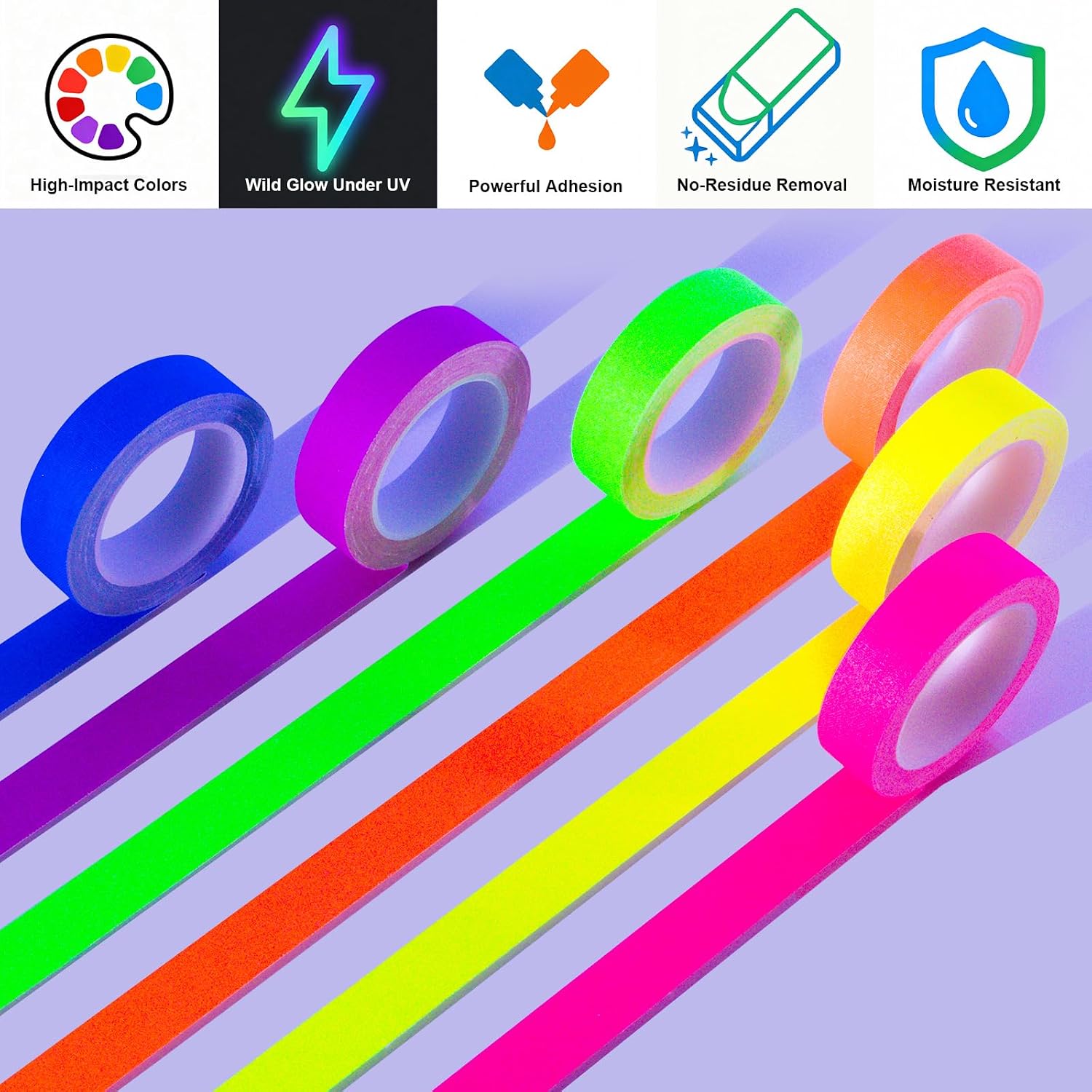Neon light cloth tape, UV part - مراجعة Woodworking Uv Light وسعره