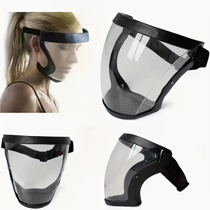 Full-Face Transparent Protecti - مراجعة Woodworking Face Shield وسعره