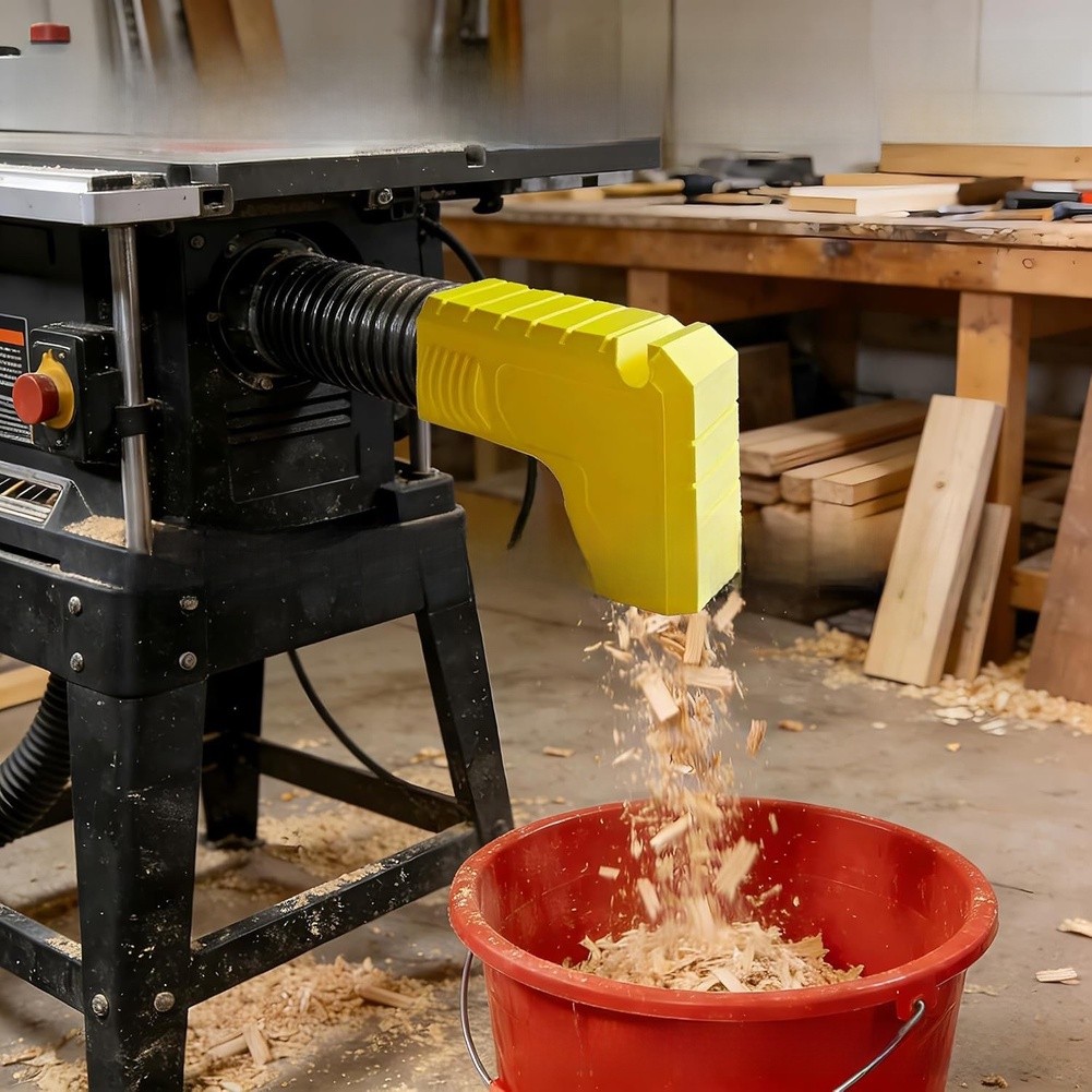 Table Saw Dust Extraction Adap - مراجعة Woodworking Vacuum System وسعره