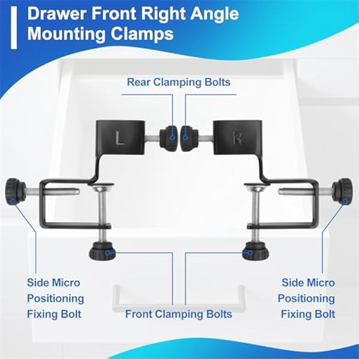 A002 2Pcs Drawer Front Mountin - مراجعة Woodworking Jig وسعره