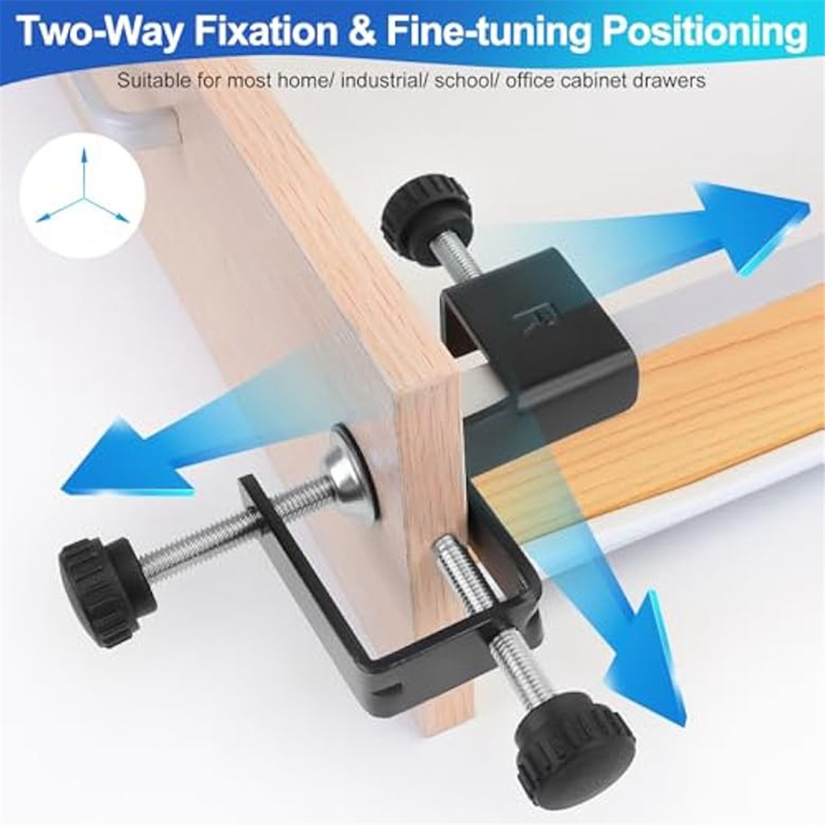 A002 2Pcs Drawer Front Mountin - مراجعة Woodworking Jig وسعره