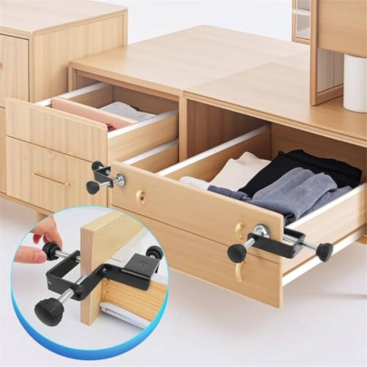 A002 2Pcs Drawer Front Mountin - مراجعة Woodworking Jig وسعره