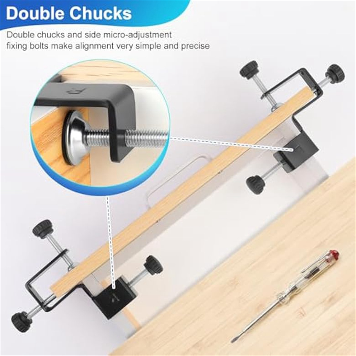 A002 2Pcs Drawer Front Mountin - مراجعة Woodworking Jig وسعره