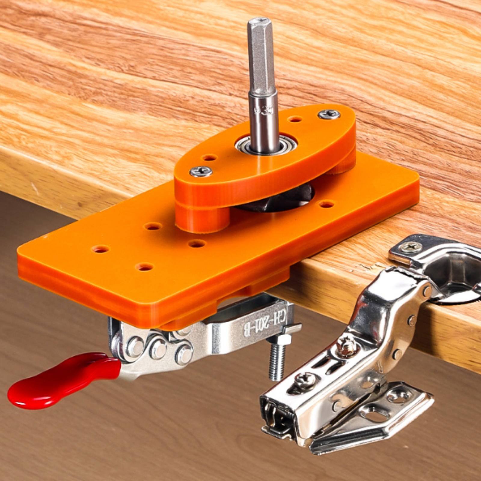 35mm Hinge Drilling Jig Long-L - مراجعة Woodworking Jig وسعره
