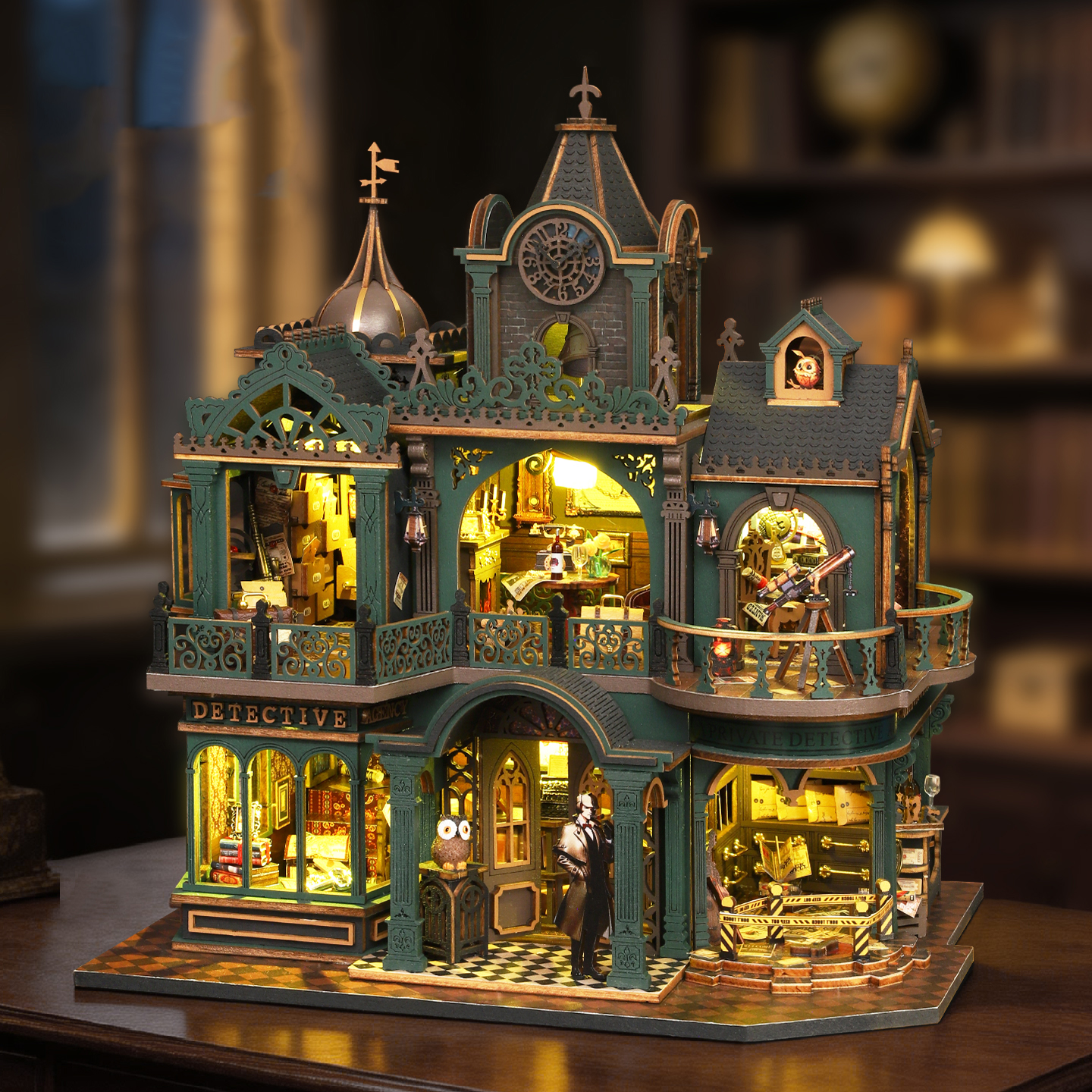 DIY Wooden Green Detective Age - مراجعة Woodworking Kits For Kids وسعره
